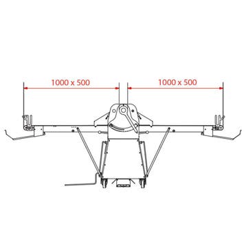 Diamond Banduitroller | Op Voetstuk | 500x1000mm | 0.55kw |, Ophalen of Verzenden, Nieuw in verpakking