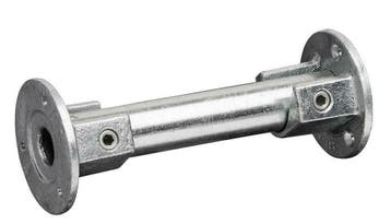 Buiskoppeling Voetplaat Open Set L+R Ø 26,9 mm Zink, Verzenden, Nieuw