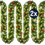 Kerstguirlande , slinger, kerstslinger 5mtr 80xLED -in/ou..., Diversen, Kerst, Verzenden, Nieuw