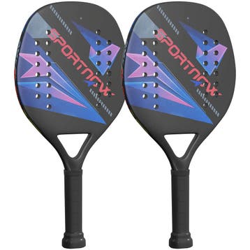 SPORTNOW Strandbalracket 2-delige Set Tennissrackets Van Koo, Verzenden, Nieuw