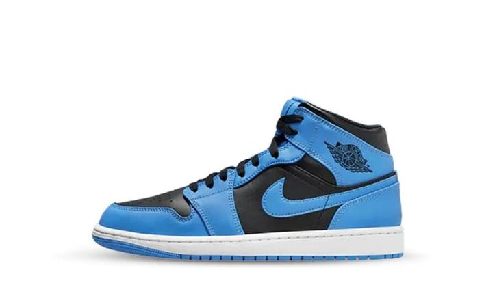 Air Jordan 1 Mid University Blue Black (GS), Kleding | Heren, Schoenen