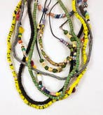 Acht kralenstrengen - handelskralen - Senegal, Antiek en Kunst, Kunst | Niet-Westerse kunst