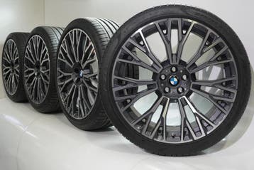 BMW X5 G05 X6 G06 745i 22 inch velgen Pirelli Runflat Zomerb, Gebruikt, Velg(en), Overige maten, Ophalen of Verzenden