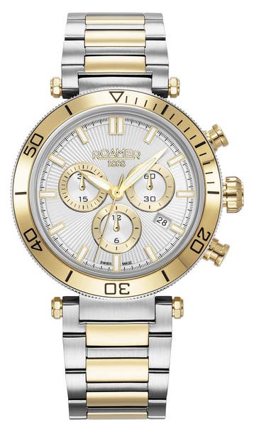 Roamer Toscana 994837 47 25 20 chronograaf horloge 43 mm, Sieraden, Tassen en Uiterlijk, Horloges | Heren, Overige merken, Staal