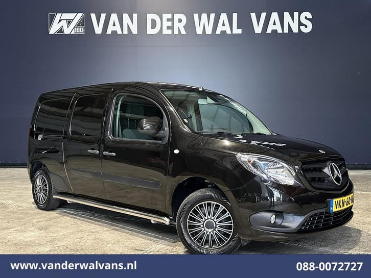 Mercedes-Benz Citan | 109 CDI 96pk L3H1 Euro6 Airco |, Auto's, Gebruikt, Euro 6, Zwart, Mercedes-Benz