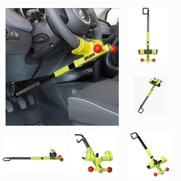 Stuurslot Auto | Stuurslot Bestelwagen |Stuurklem-Pedaalklem, Ophalen of Verzenden, Nieuw, Maserati