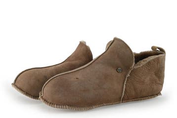 Warmbat Instappers in maat 38 Beige, Kleding | Dames, Schoenen, Verzenden, Zo goed als nieuw, Warmbat, Instappers