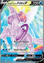 Origin Forme Palkia V swsh253 Sword&Shield Promos, Ophalen of Verzenden, Nieuw, Losse kaart, Foil