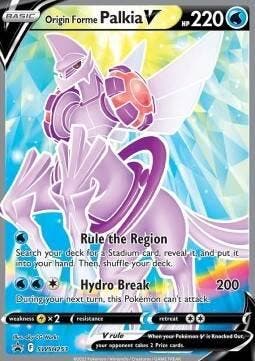 Origin Forme Palkia V swsh253 Sword&Shield Promos, Ophalen of Verzenden, Nieuw, Losse kaart, Foil