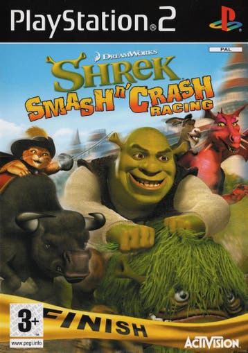 Shrek Smash n Crash Racing - PlayStation 2, Ophalen of Verzenden, Zo goed als nieuw