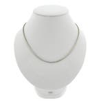 Witgouden visgraat schakelketting, Ophalen of Verzenden, Gebruikt, Overige kleuren, Goud