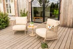 4SO Puccini/Canto loungestoelen set - Latte, Tuin en Terras, Tuinsets en Loungesets, Verzenden, Nieuw, Rvs, Loungeset