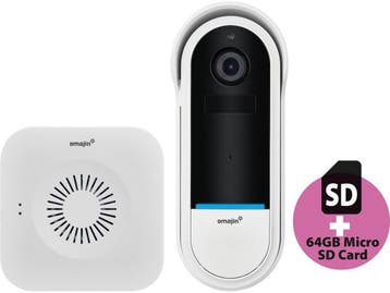 omajin Slimme Deurbel - HD - Bewegingsdetectie - Waterdicht, Huis en Inrichting, Deurbellen, Verzenden, Zo goed als nieuw