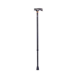 Moretti - Wandelstok geanodiseerd aluminium - Zwart - Verste, Verzenden, Nieuw
