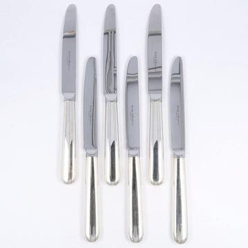 Robbe & Berking - Dinermes - Bestekset (6) - .925 zilver