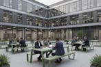 Rockwood® Picknicktafel Allure Aluminium Salie Groen 2.20m, Ophalen of Verzenden, Nieuw, Rechthoekig, Hout