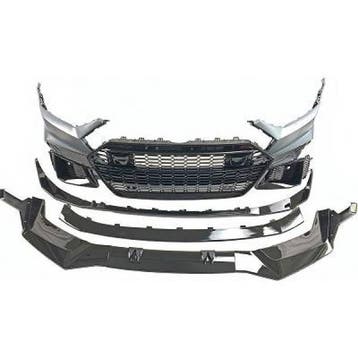 Voorbumper Audi A7 C8 4K8 2019-.. RS7 Look Zwart, Ophalen of Verzenden, Nieuw