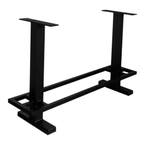 Stalen bartafel zwart 120 bij 60 cm en hoogte 105 cm  (8 x 8, Ophalen of Verzenden, Nieuw