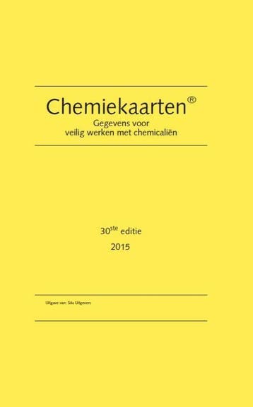 CHEMIEKAARTENBOEK 30E EDITIE 2015 9789012393744, Boeken, Verzenden, Gelezen