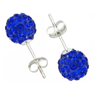 Fako Bijoux - Oorbellen - Disco Dots - Steker - Donkerblauw, Verzenden, Nieuw