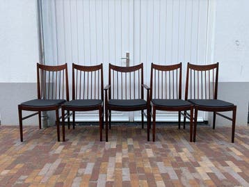 Sibast Furniture - Arne Vodder - Eetkamerstoel (5) -, Antiek en Kunst, Antiek | Meubels | Stoelen en Banken