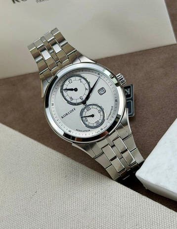 Korloff - Automatic Regulator Date White - 04WA1470009 -, Nieuw