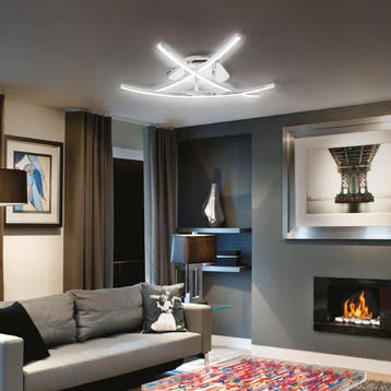 LED Plafondlamp - Plafondverlichting - Critos - 20W -, Ophalen of Verzenden, Nieuw, Metaal, Overige fittingen