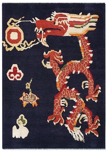 Berber - Draak - Nieuw - Vloerkleed - 225 cm - 160 cm, Nieuw