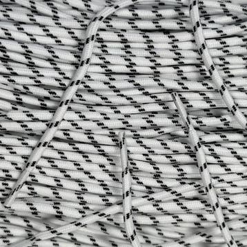 Ronde outdoor veters - Wit Zwart • 120  cm x 5 mm, Kleding | Heren, Schoenen, Ophalen of Verzenden, Nieuw