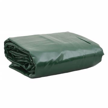 vidaXL Dekzeil 650 g/m² 5x7 m groen, Verzenden, Nieuw