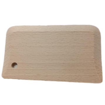 Deegschraper Hout Rechthoek 14x8cm, Verzenden, Nieuw