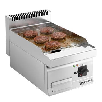 GGM Gastro | Elektrische bakplaat - 3,6kW - Glad - |, Huis en Inrichting, Verzenden, Nieuw, Kop(pen) en/of Schotel(s)