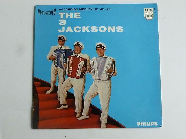 The 3 Jacksons - Accordion Medley no 48/49 (single), Cd's en Dvd's, Vinyl Singles, Zo goed als nieuw, Ophalen of Verzenden