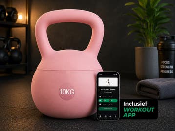 Kettlebell 10 kg Roze | Fitness | Vanaf €5, Sport en Fitness, Fitnessmaterialen, Nieuw, Kettlebell