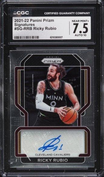 2021 Panini Prizm Ricky Rubio #SG-RRB - Autograph - Limited, Nieuw