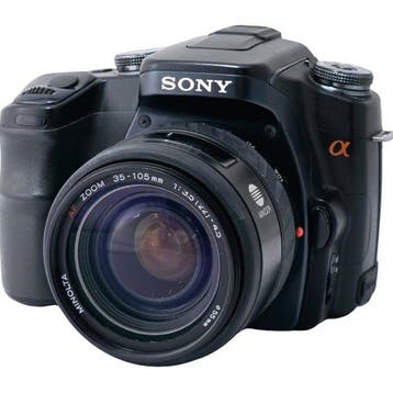 Sony 100 DSLR-A100 + MINOLTA AF ZOOM 35-105mm F3.5-4.5, Nieuw