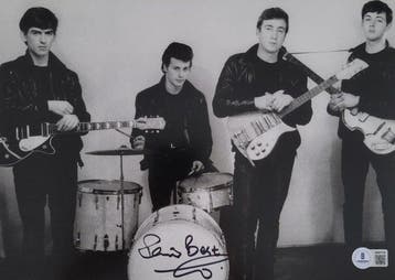 The Beatles - Pete Best - Foto gesigneerd door Pete Best -, Cd's en Dvd's, Nieuw in verpakking
