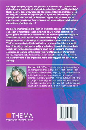 Team TimeManagement 9789058712677 Bert van Dijk, Boeken, Verzenden, Gelezen, Bert van Dijk