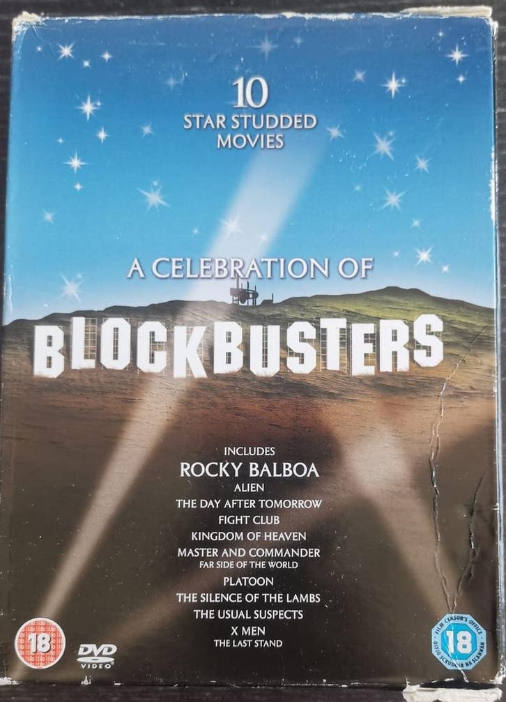 Blockbusters - 10 geweldige films -         Gratis verzenden, Cd's en Dvd's, Dvd's | Tv en Series, Gebruikt, Boxset, Overige genres