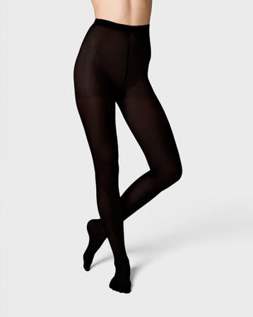 HEMA Panty opaque temp tech 60 denier zwart, Verzenden, Nieuw