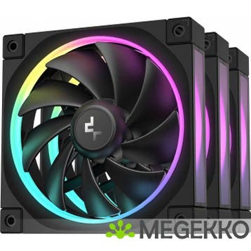 DeepCool FL12-3 in 1 Black, Verzenden, Nieuw