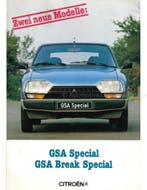 1980 CITROËN GSA (BREAK) SPECIAL BROCHURE DUITS, Nieuw, Author