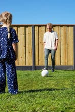 Betonschutting , betonpaal , houten schutting , beton , hout, Nieuw, Ophalen of Verzenden, 2 meter of meer, 3 tot 6 meter