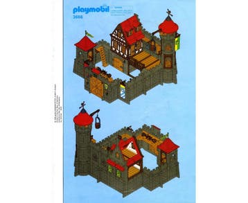 Playmobil Medieval Fortress 3666 BASTLER 65% compleet VVP..., Ophalen of Verzenden, Gebruikt