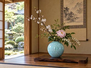 Ikebana vaas - Keramiek - Japan - Yaegasumi (Zonder