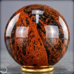 Mahagoni-obsidiaanbol – Topkwaliteit uit Mexico- 738.89 g