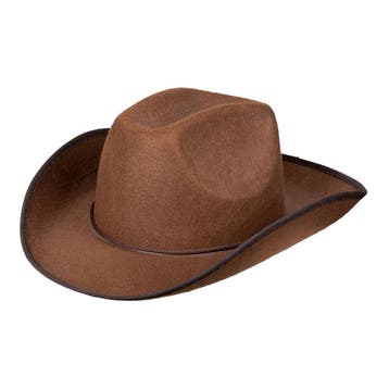 Boland cowboyhoed bruin verkleedhoe van €6,50 voor €5,85, Ophalen of Verzenden, Nieuw
