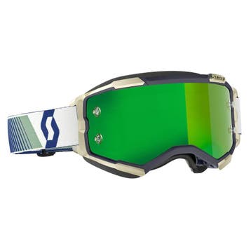 Scott Fury Crossbril Blauw / Groen (Lens: Groen Chrome Works, Ophalen of Verzenden, Nieuw