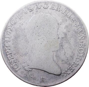 Oostenrijk-Nederland. Joseph II. 1/4 Couronne / Kronenthaler