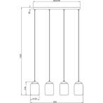 LED Hanglamp - Hangverlichting - Trion Crog - E27 Fitting -, Huis en Inrichting, Lampen | Hanglampen, Ophalen of Verzenden, Nieuw